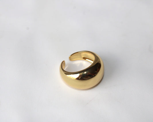Gold Dome Ring For Women