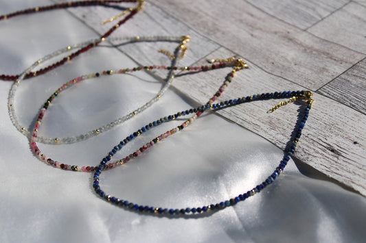 Handmade Necklace. Natural gemstone necklace. Healing necklace.  Minimalist style necklace. Gift for her. Gift for women.