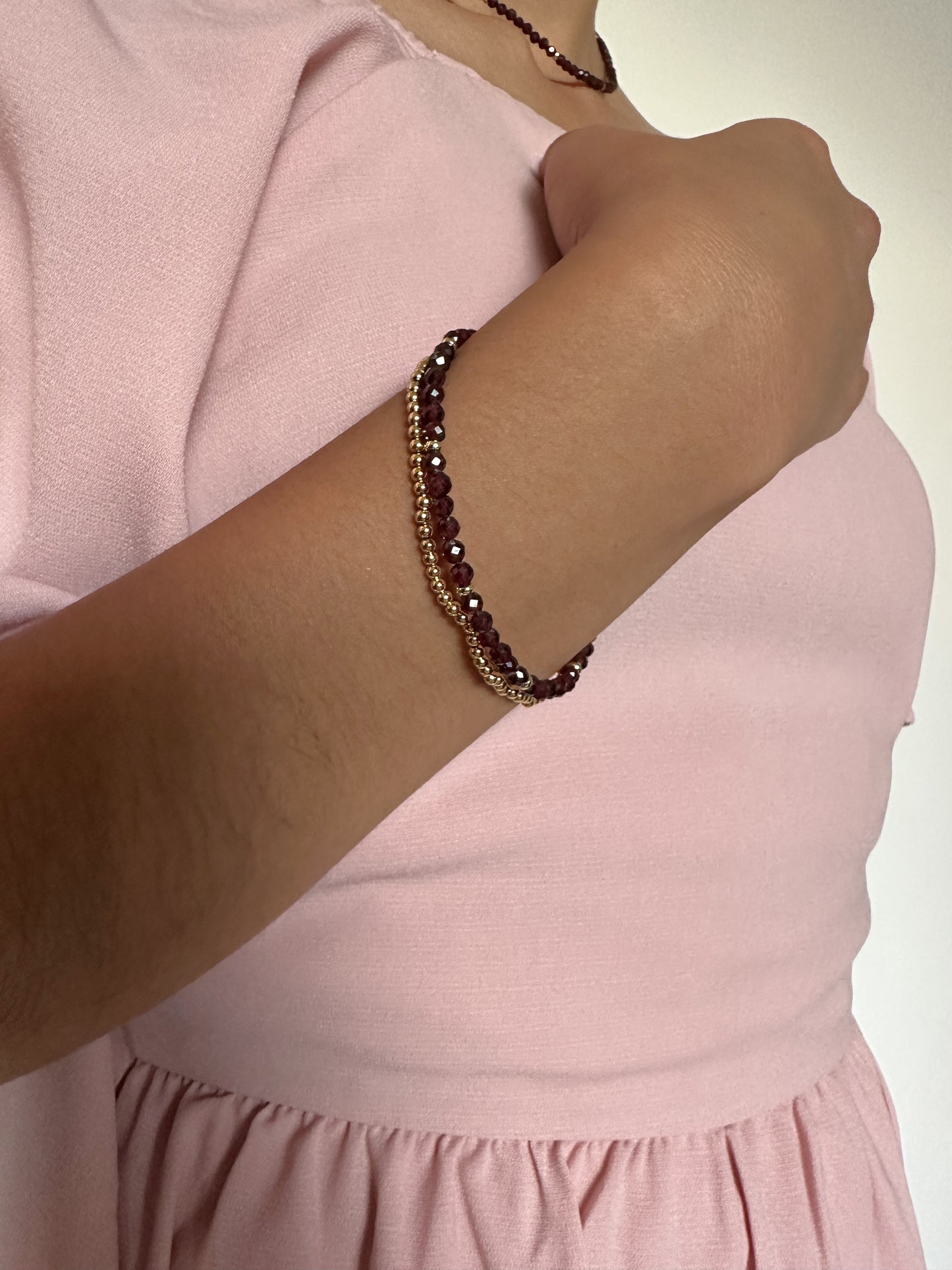 Natural Stone Grounding Bracelet- Minimalist Bracelet-Healing Stone Yoga Dainty Bracelet Gift for Women