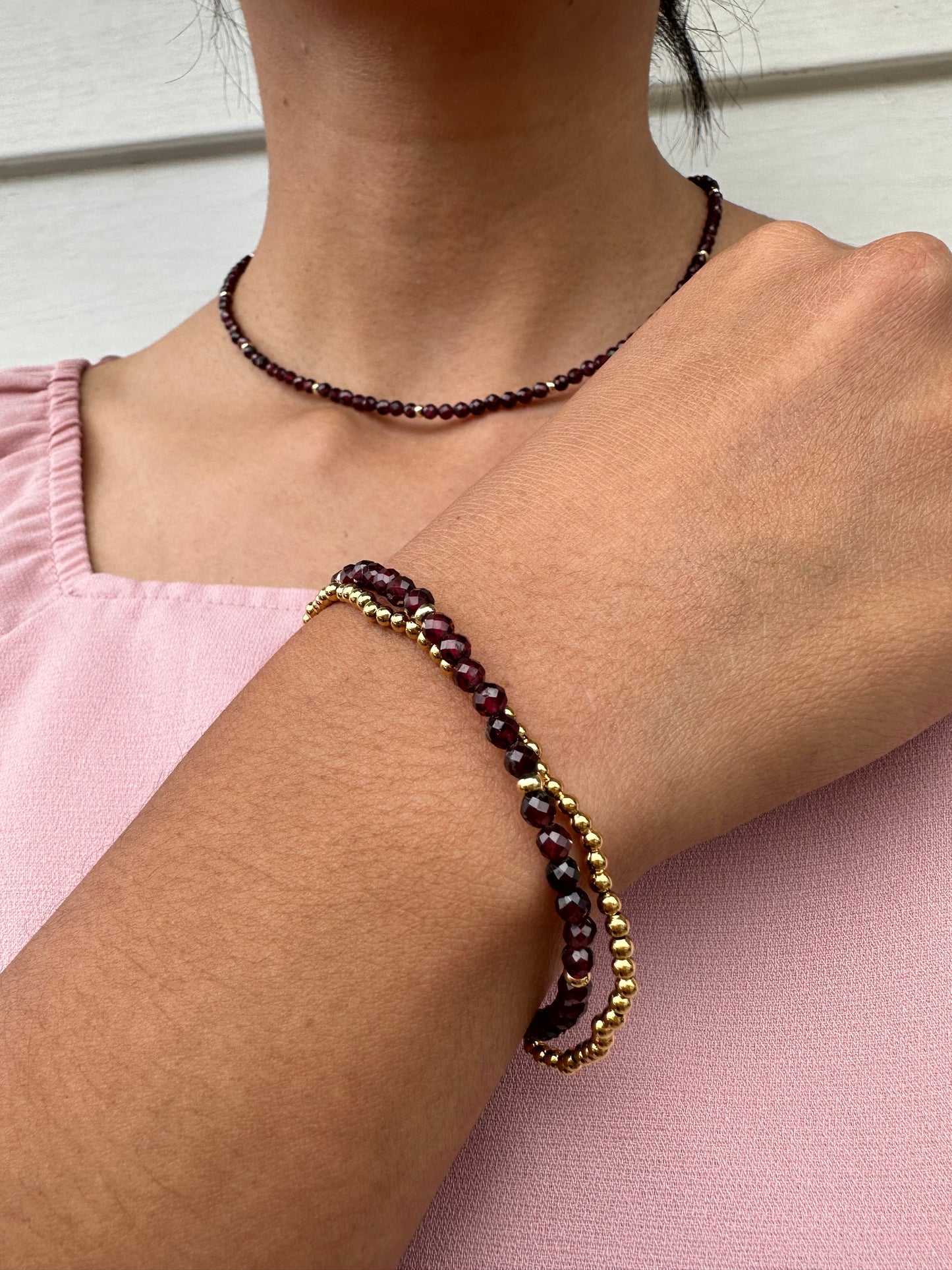 Natural Stone Grounding Bracelet- Minimalist Bracelet-Healing Stone Yoga Dainty Bracelet Gift for Women