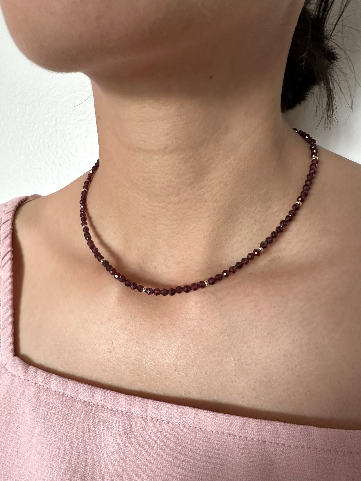 Handmade Necklace. Natural gemstone necklace. Healing necklace.  Minimalist style necklace. Gift for her. Gift for women.