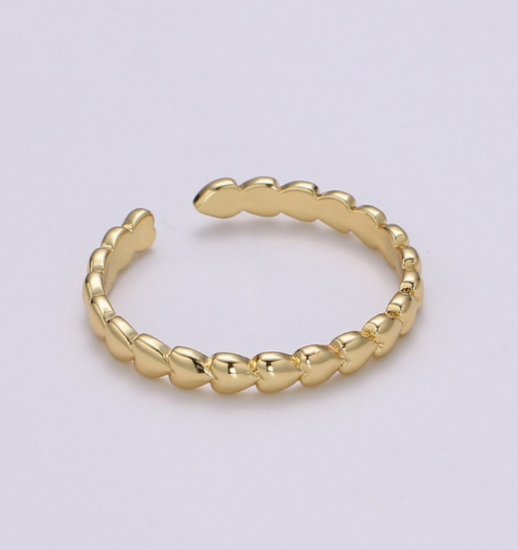 Tiny Heart Ring - Dainty Heart Jewelry - Mini Heart Ring - Jewelry Gifts - Stackable Ring - Jewelry Gift - Stacking Rings - Adjustable Rings