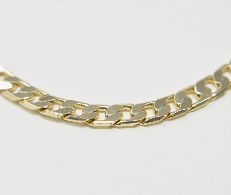 14K Gold Filled Miami Cuban Curb Necklace Chain